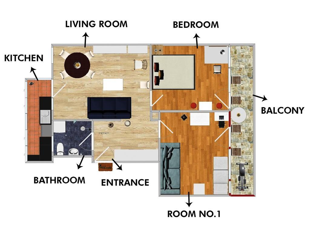 Best View Apartment ノヴィ・サド エクステリア 写真